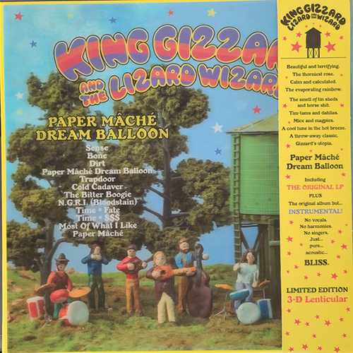 Paper Mache Dream Balloon (Clear Limited Edition) { vinyl }