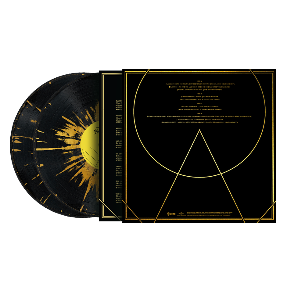 Yellowjackets - Season 2 Official Soundtrack: Music from the Original Series - The Rune: Back & Spine - Deluxe (Yellow and Black Splatter Limited Edition) { vinyl }