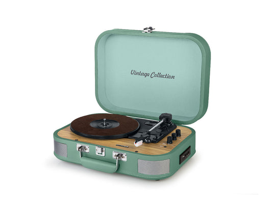 Muse Turntable Stereo System 2x5W - Green [Tech & Turntables]