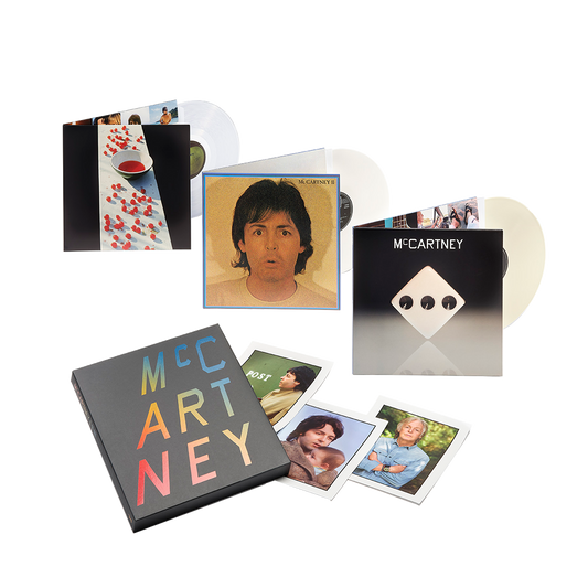 McCartney I II III (Limited Edition Clear, White, and Creamy White Colour) 3LP Box Set { vinyl }