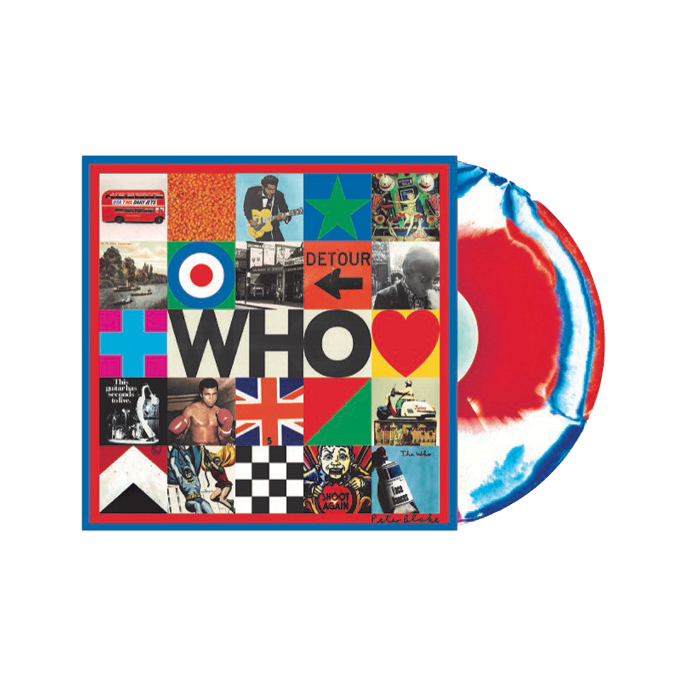 Who (Red, White and Blue Marbled Limited Edition) { vinyl }