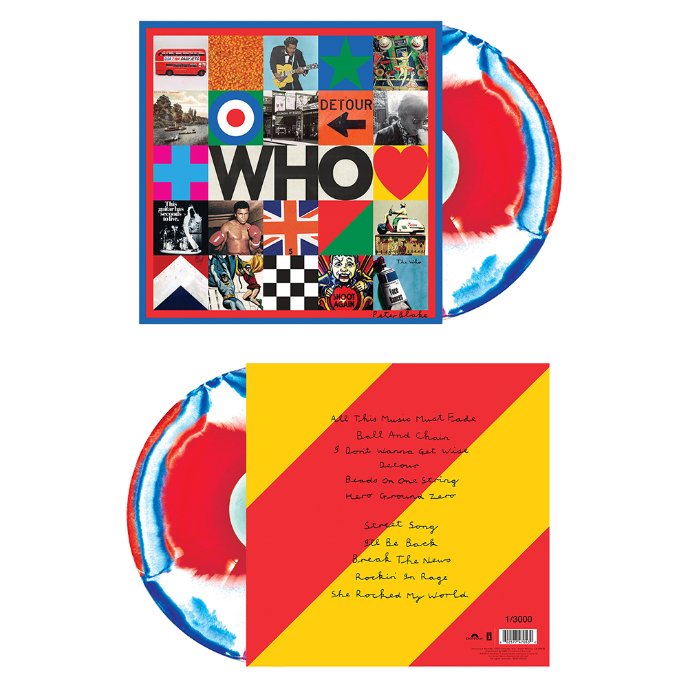 Who (Red, White and Blue Marbled Limited Edition) { vinyl }