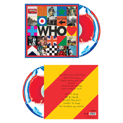 Who (Red, White and Blue Marbled Limited Edition) { vinyl }
