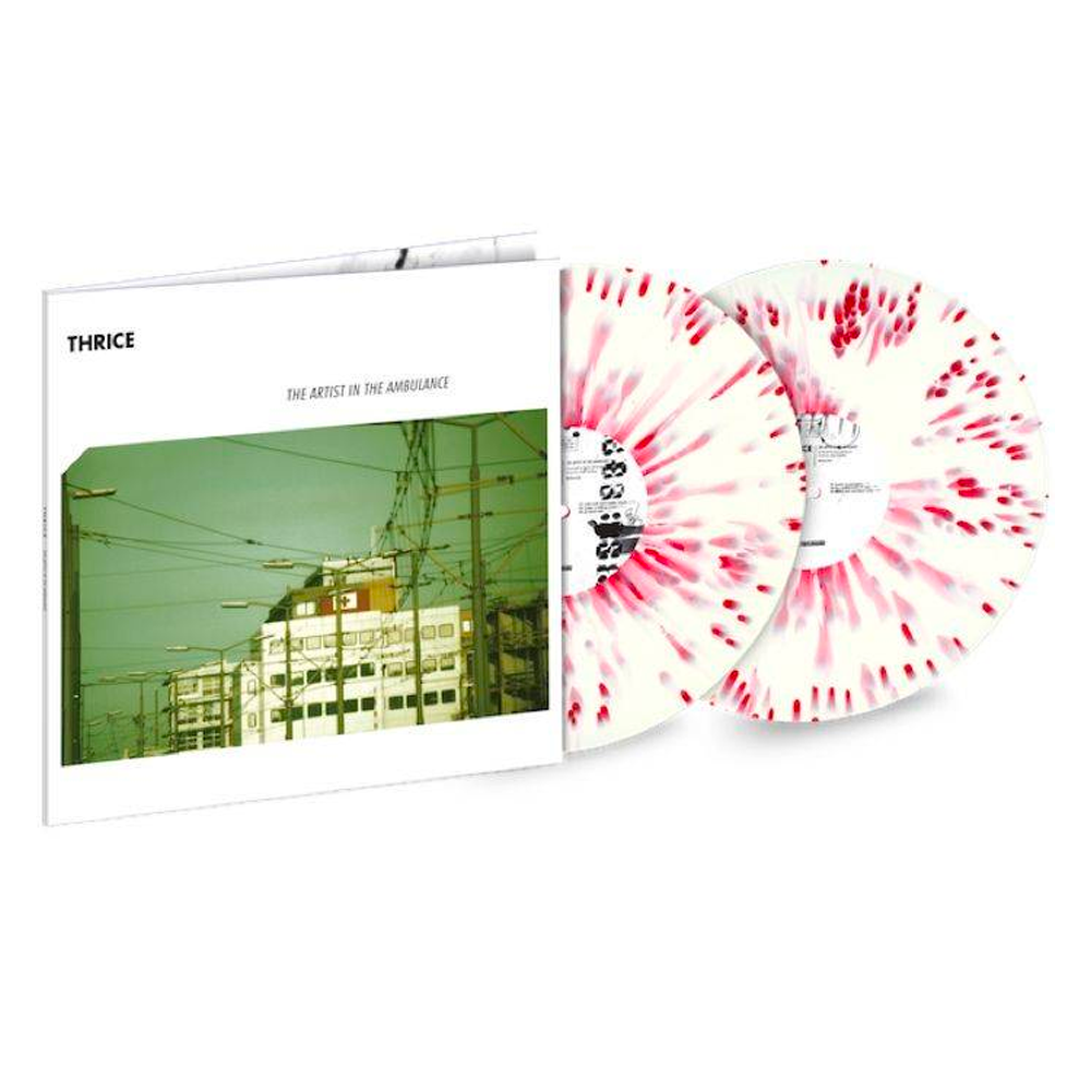 Artist In the Ambulance White Red Splatter { vinyl }