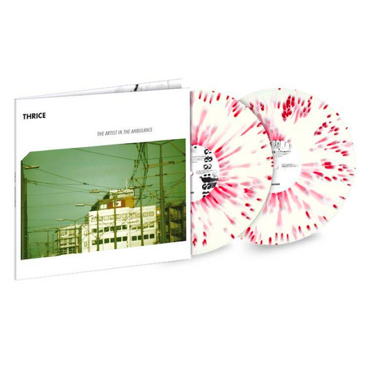 Artist In the Ambulance White Red Splatter { vinyl }
