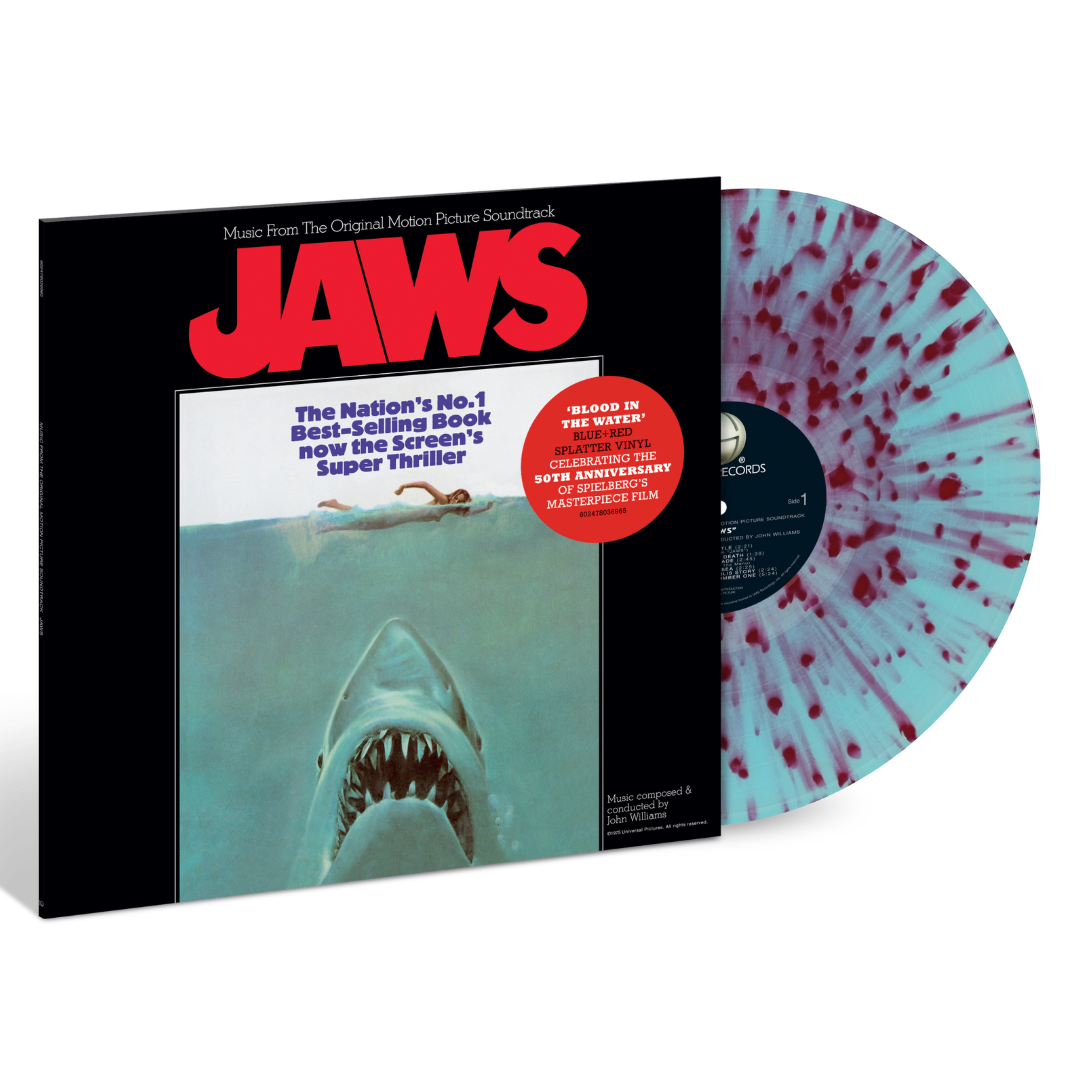 Jaws (Music From The Original Motion Picture Soundtrack) - Blood in the Water Blue + Red Splatter { vinyl }