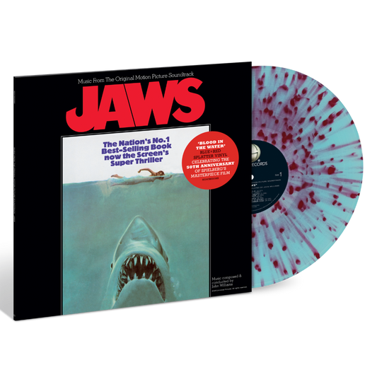 Jaws (Music From The Original Motion Picture Soundtrack) - Blood in the Water Blue + Red Splatter { vinyl }