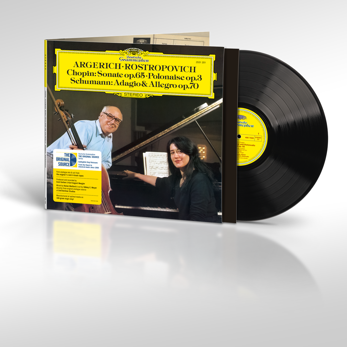 Cello & Piano Works (DG Original Source) LP { vinyl }