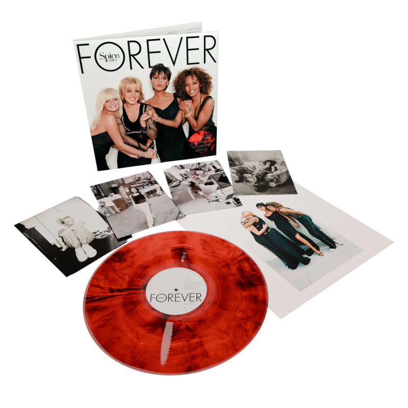 Forever25: Red & Black Marble Vinyl { vinyl }