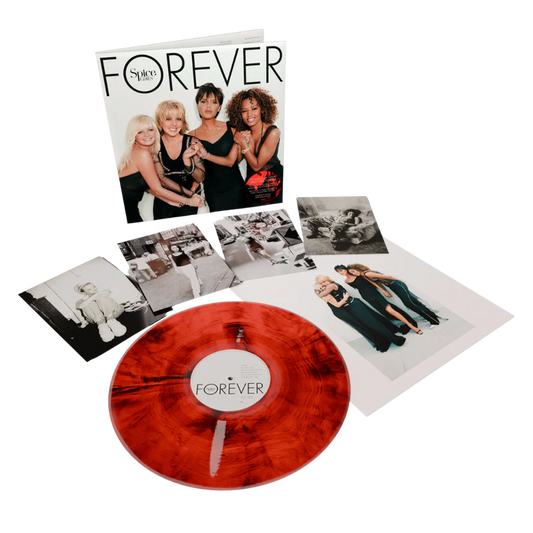 Forever25: Red & Black Marble Vinyl { vinyl }