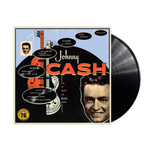 With His Hot And Blue Guitar (Sun Records 70th) { vinyl }