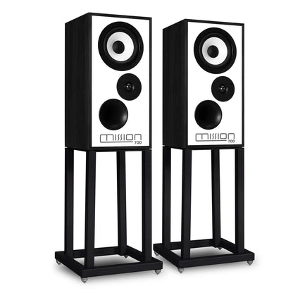 Mission: 700 Hifi Speakers w/ Stands - Pair / Black (Open Box Special)