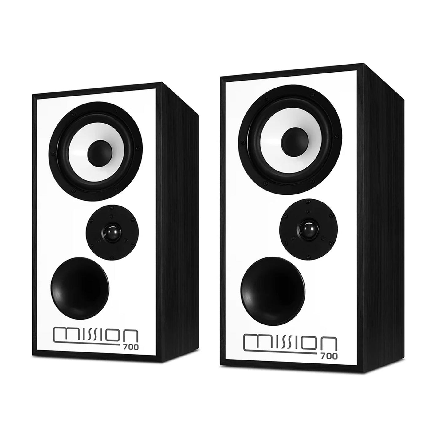 Mission: 700 Hifi Speakers w/ Stands - Pair / Black (Open Box Special)