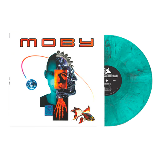 Moby (Black, White and Blue Marbled Limited Edition) { vinyl }
