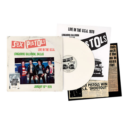 Live In The U.S.A 1978 – Dallas 10th January – 1978 Dallas, Longhorns Ballroom, USA (Limited Edition White LP) { vinyl }