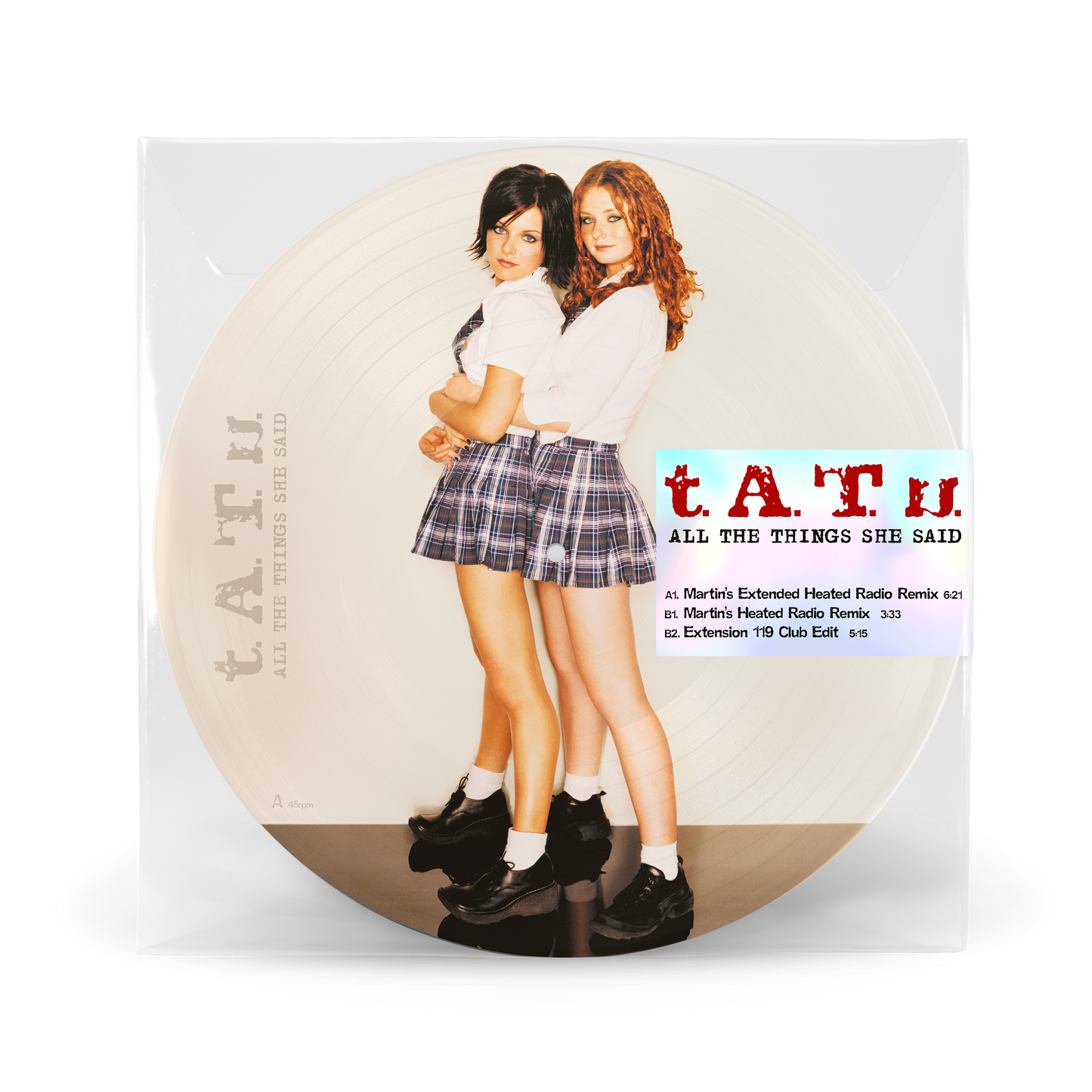 All The Things She Said 12inch Picture Vinyl 45rpm { vinyl }