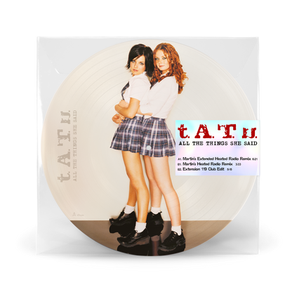 All The Things She Said 12inch Picture Vinyl 45rpm { vinyl }